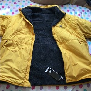 New Sherpa Reversible Adidas Jacket.  US Mens XL